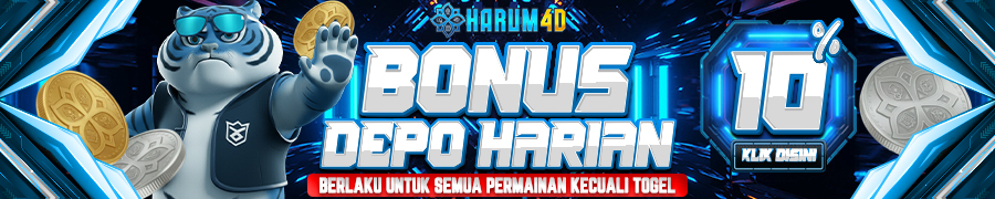 Bonus Deposit Harian 5% - Harum4D